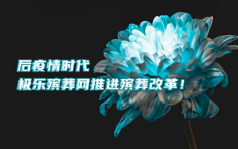 后疫情时代,极乐殡葬网推进殡葬改革!